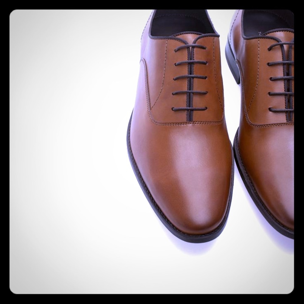 ZARA MENS OXFORD SHOES BROWN SIZE 10